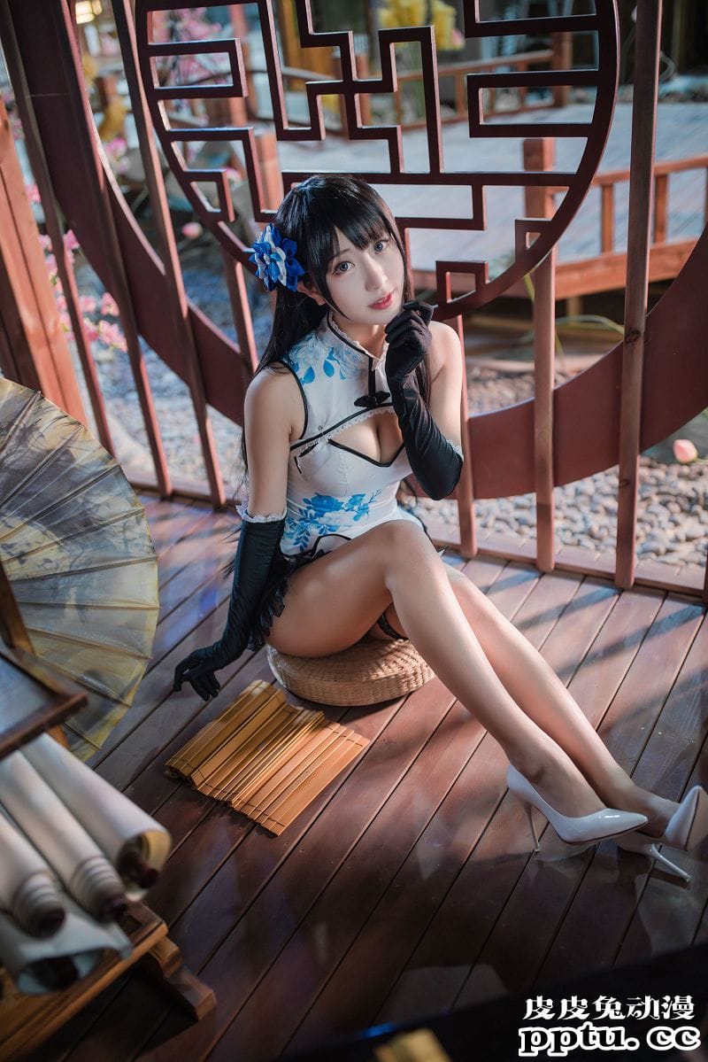 黑川COSPLAY瓶儿中国风旗袍美女图片[47P]