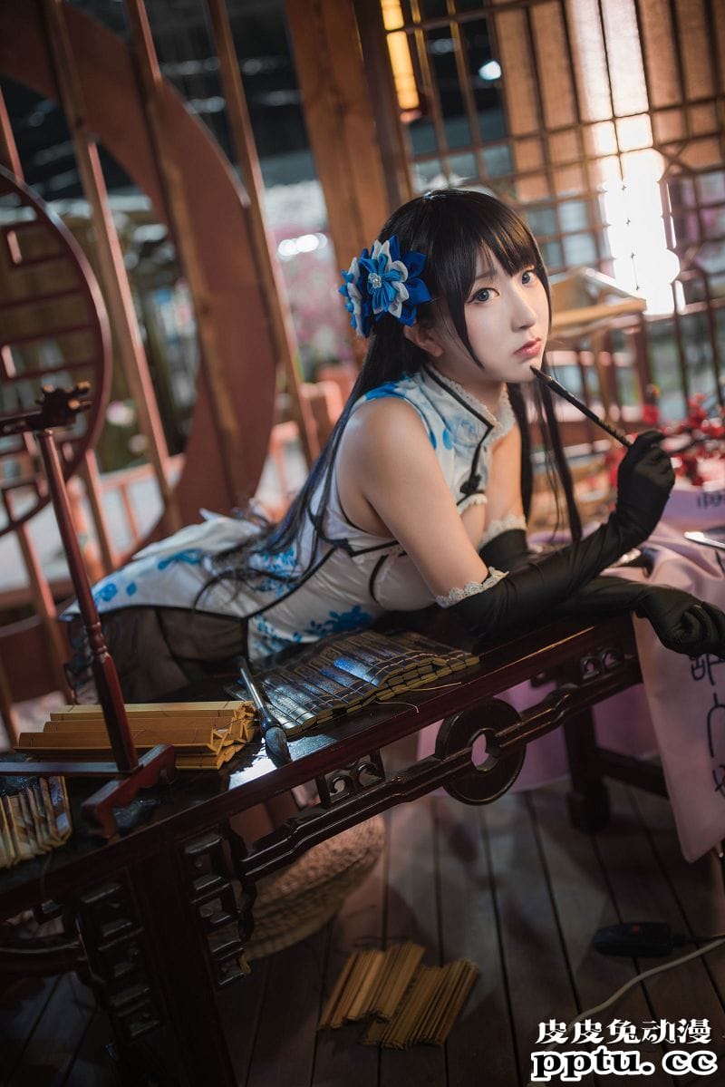 黑川COSPLAY瓶儿中国风旗袍美女图片[47P]