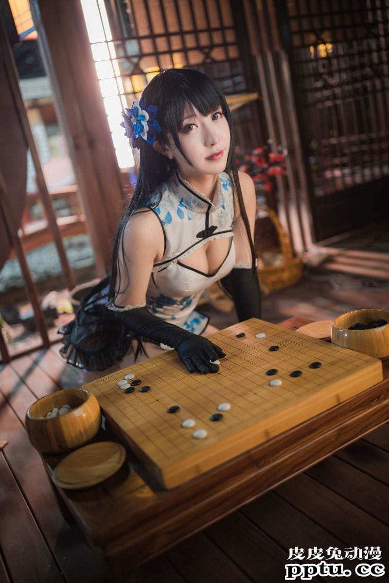 黑川COSPLAY瓶儿中国风旗袍美女图片[47P]
