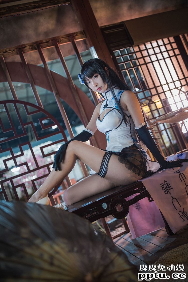 黑川COSPLAY瓶儿中国风旗袍美女图片[47P]