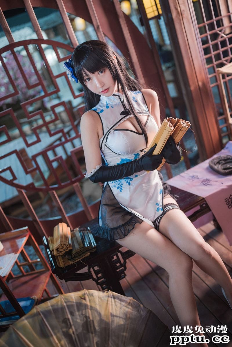 黑川COSPLAY瓶儿中国风旗袍美女图片[47P]