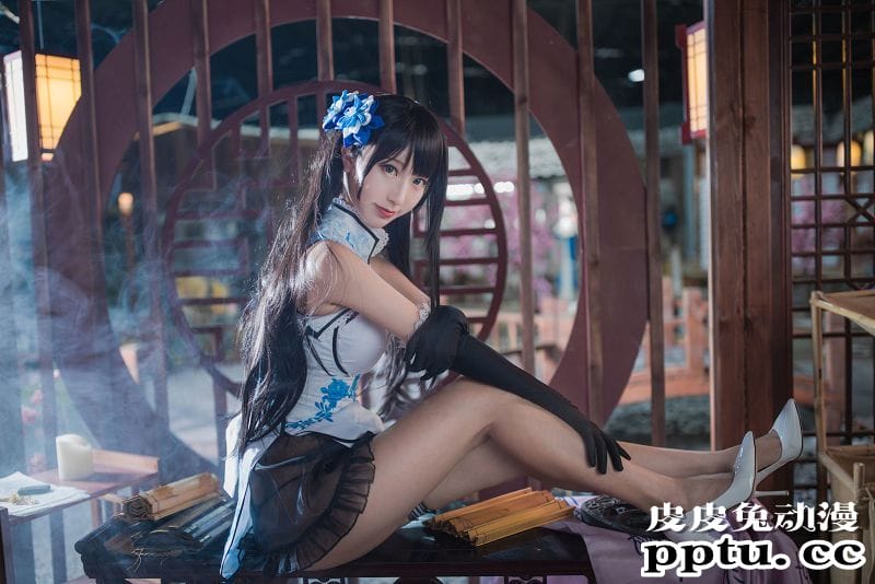 黑川COSPLAY瓶儿中国风旗袍美女图片[47P]