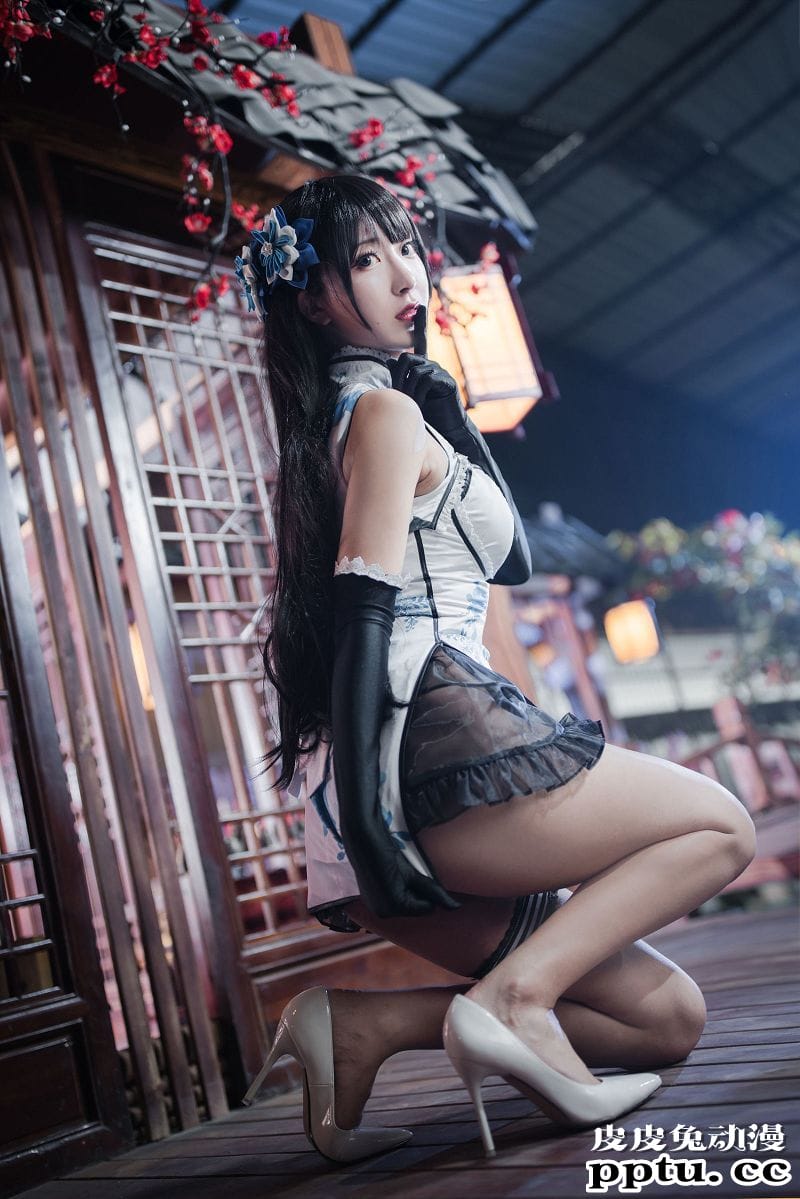 黑川COSPLAY瓶儿中国风旗袍美女图片[47P]