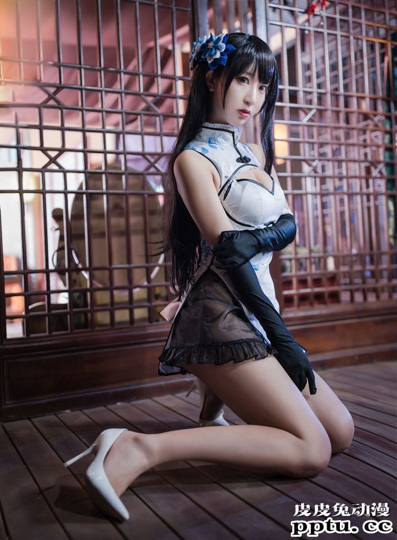 黑川COSPLAY瓶儿中国风旗袍美女图片[47P]