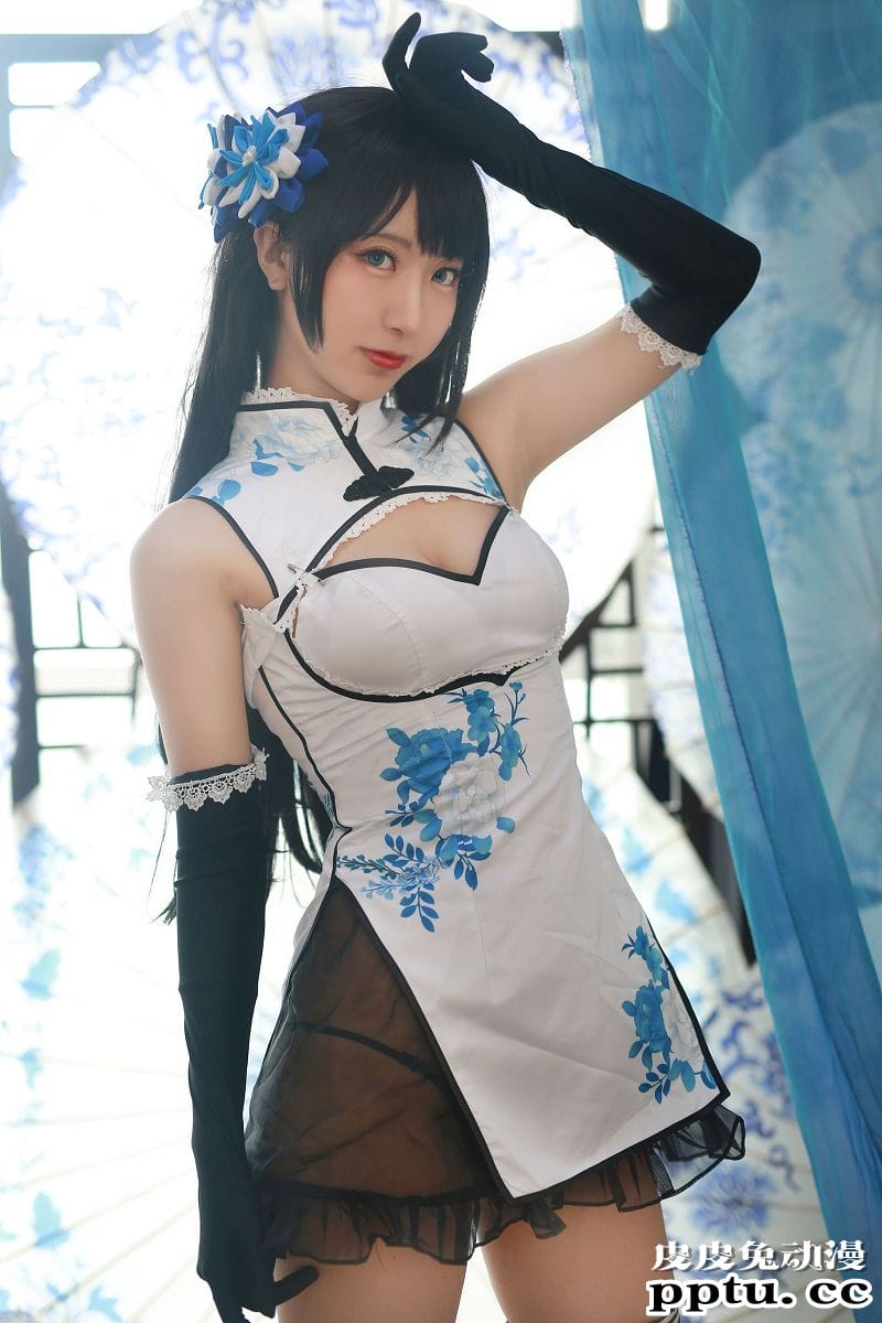 黑川COSPLAY瓶儿中国风旗袍美女图片[47P]