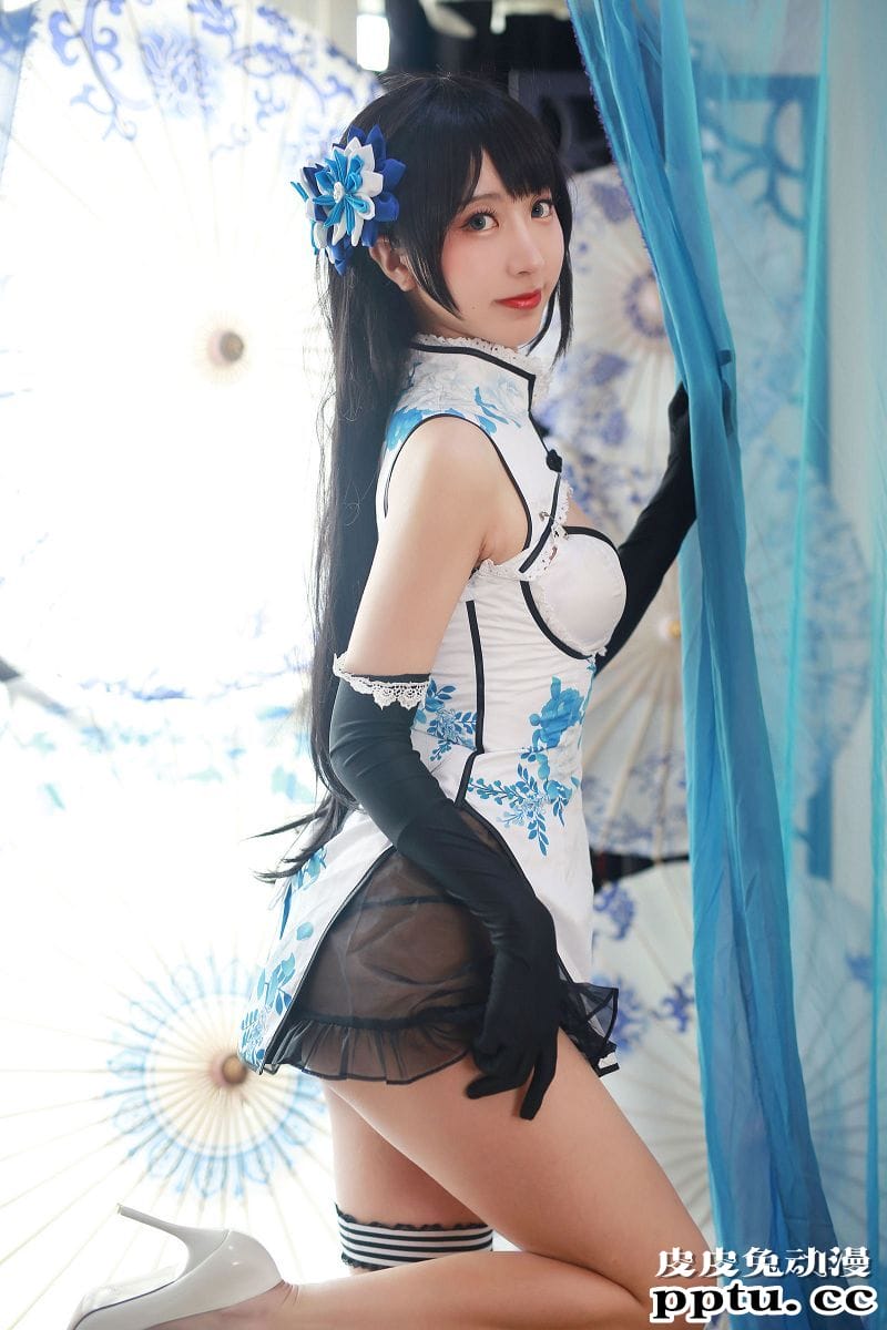 黑川COSPLAY瓶儿中国风旗袍美女图片[47P]