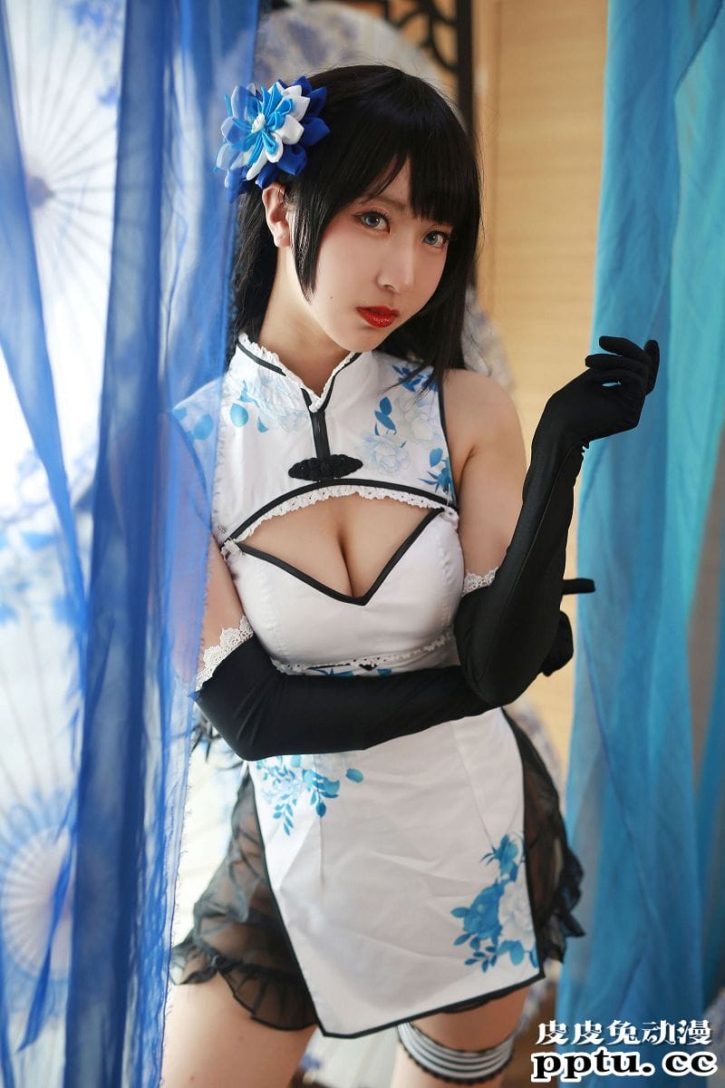 黑川COSPLAY瓶儿中国风旗袍美女图片[47P]