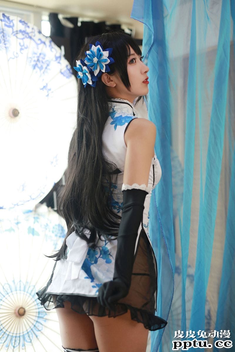 黑川COSPLAY瓶儿中国风旗袍美女图片[47P]