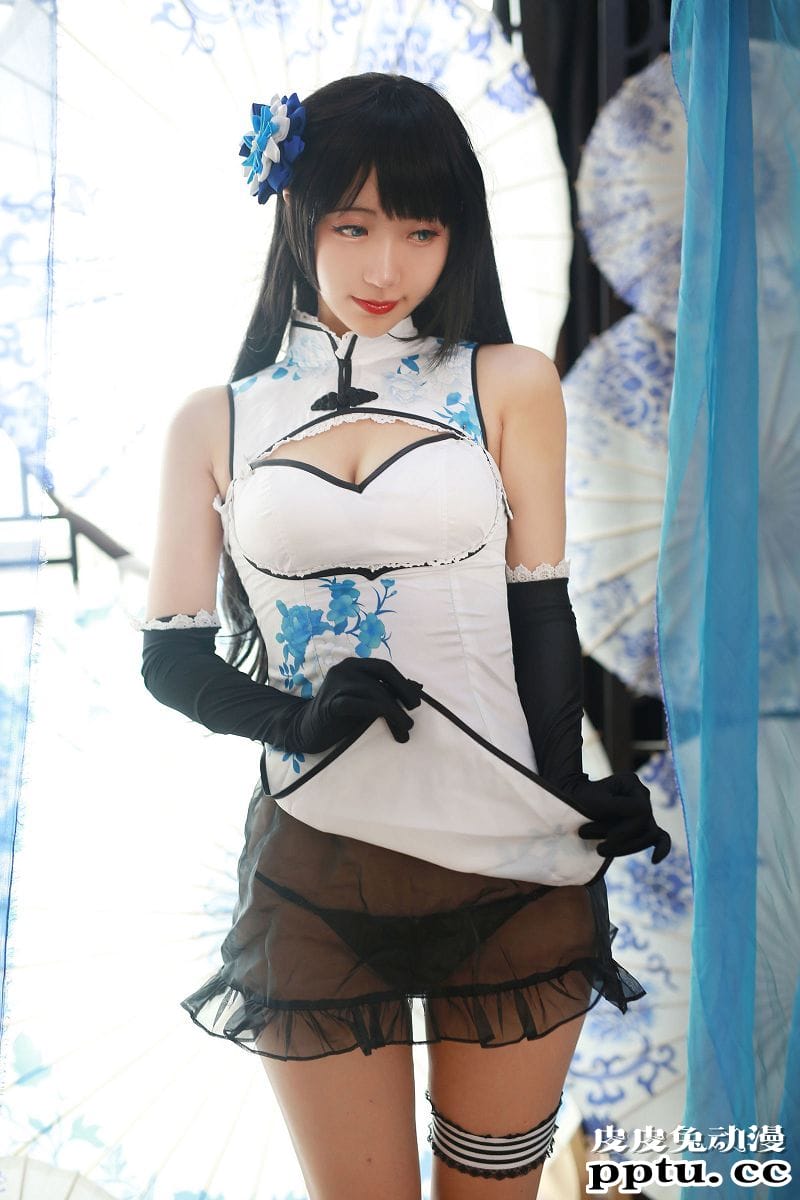 黑川COSPLAY瓶儿中国风旗袍美女图片[47P]