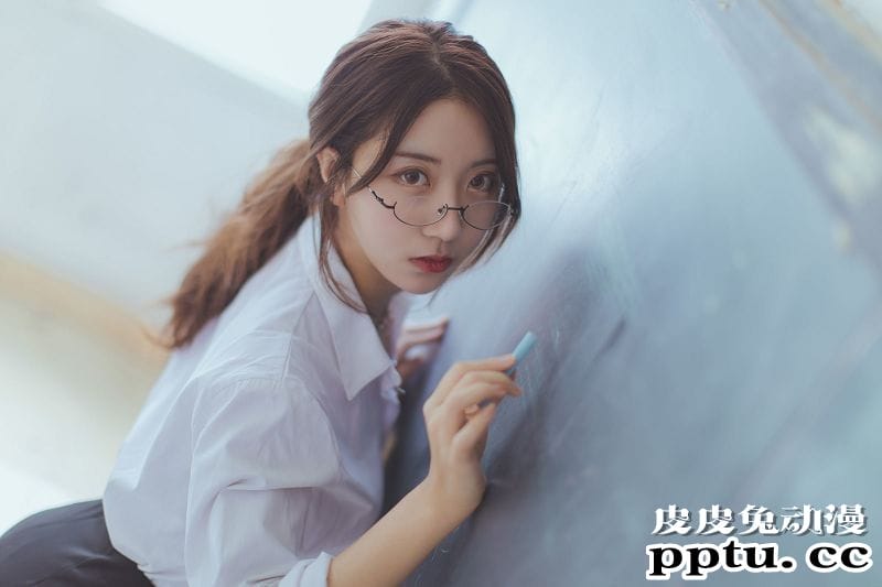 黑川COSPLAY黑丝教师摄影图片[43P]