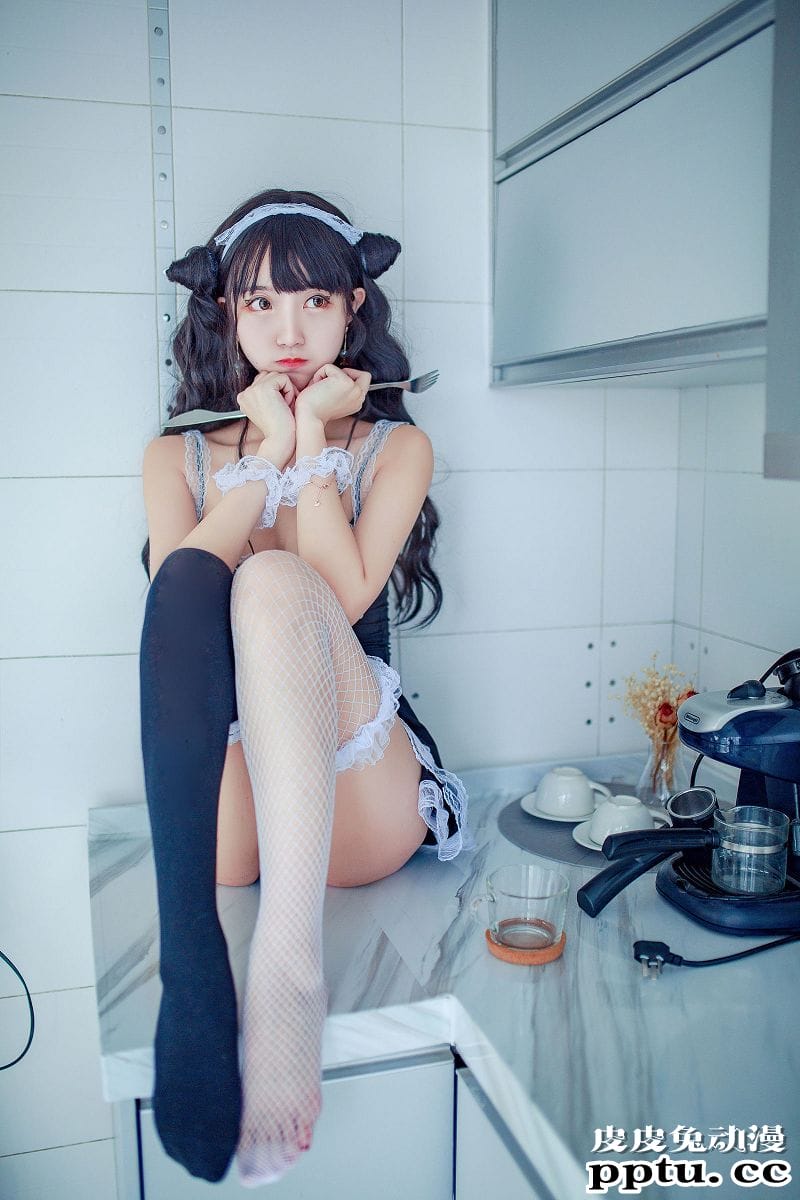 黑川COSPLAY小恶魔女仆装摄影图片[26P]
