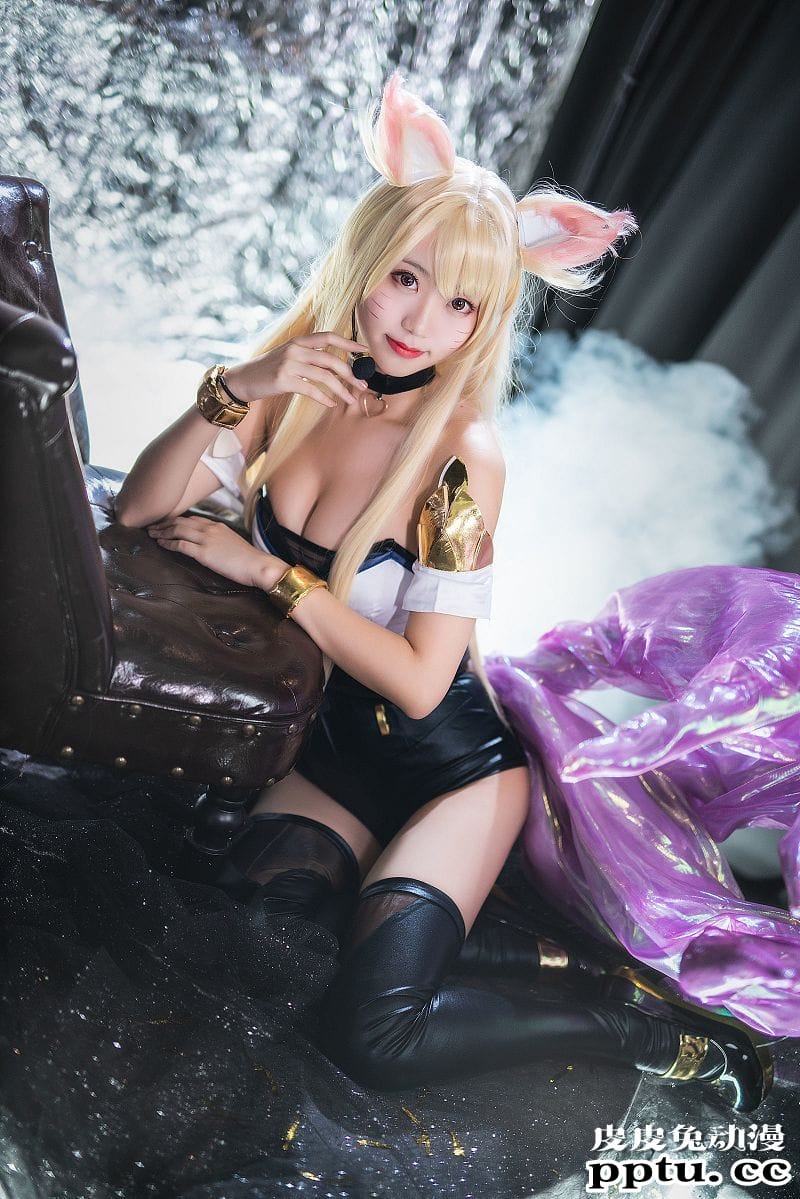 黑川COSPLAY阿狸KDA写真套图[21P]