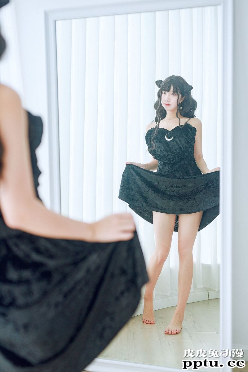 黑川COSPLAY小恶魔黑裙子写真套图[31P]