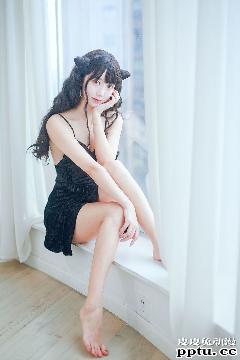 黑川COSPLAY小恶魔黑裙子写真套图[31P]