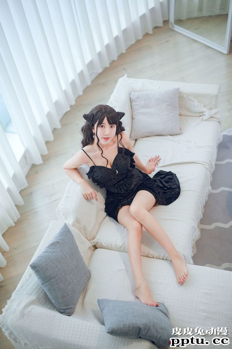 黑川COSPLAY小恶魔黑裙子写真套图[31P]