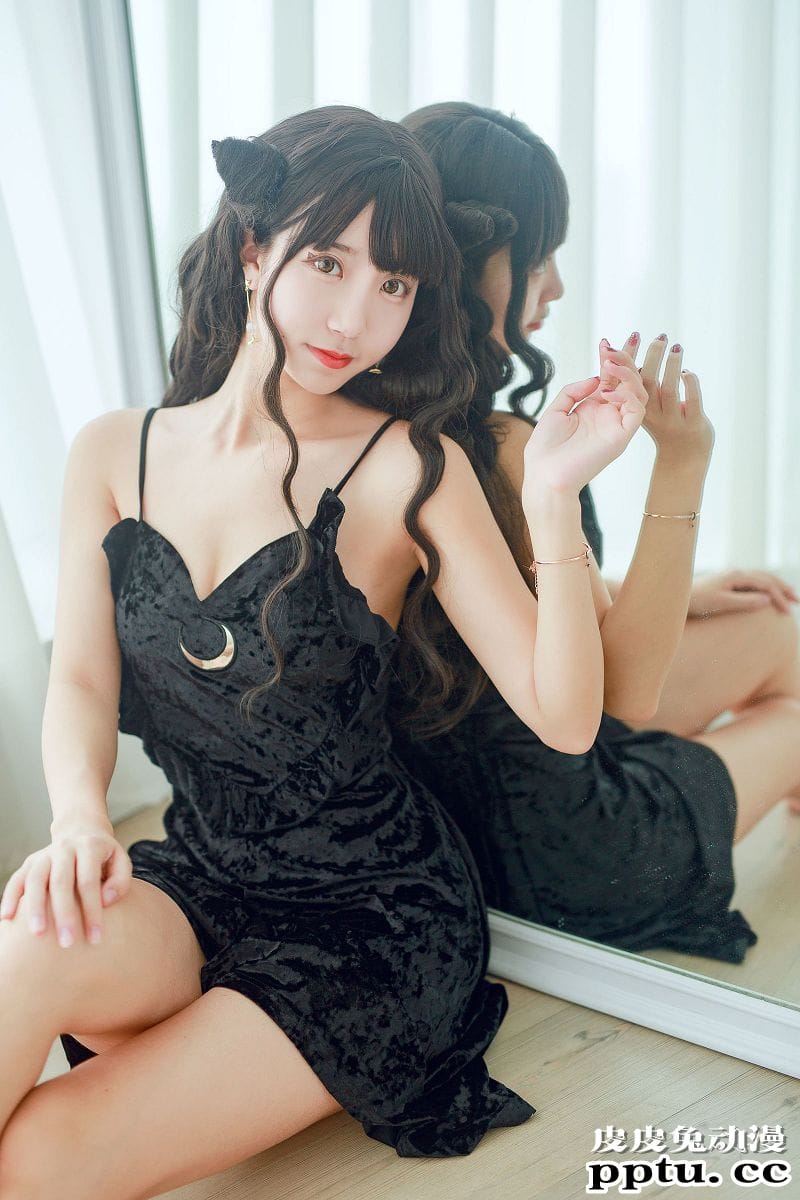 黑川COSPLAY小恶魔黑裙子写真套图[31P]