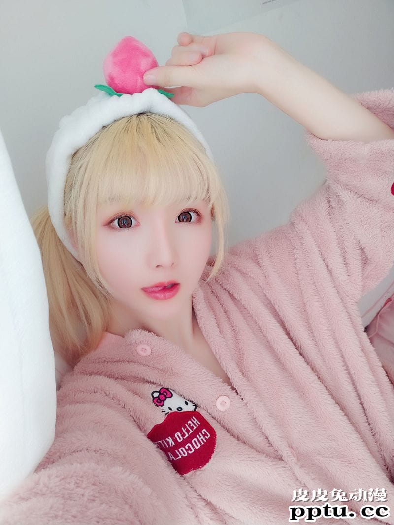 小姐姐星之迟迟COSPLAY粉红泡泡包兔女郎[56P]