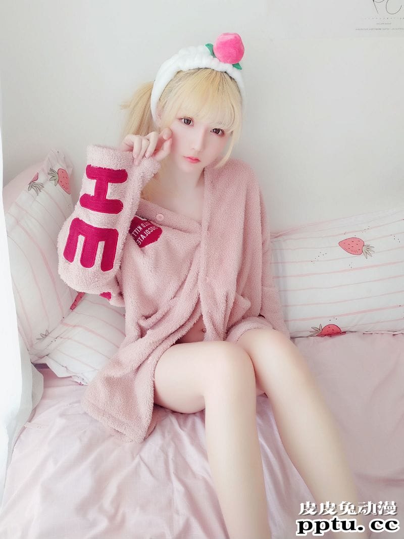 小姐姐星之迟迟COSPLAY粉红泡泡包兔女郎[56P]