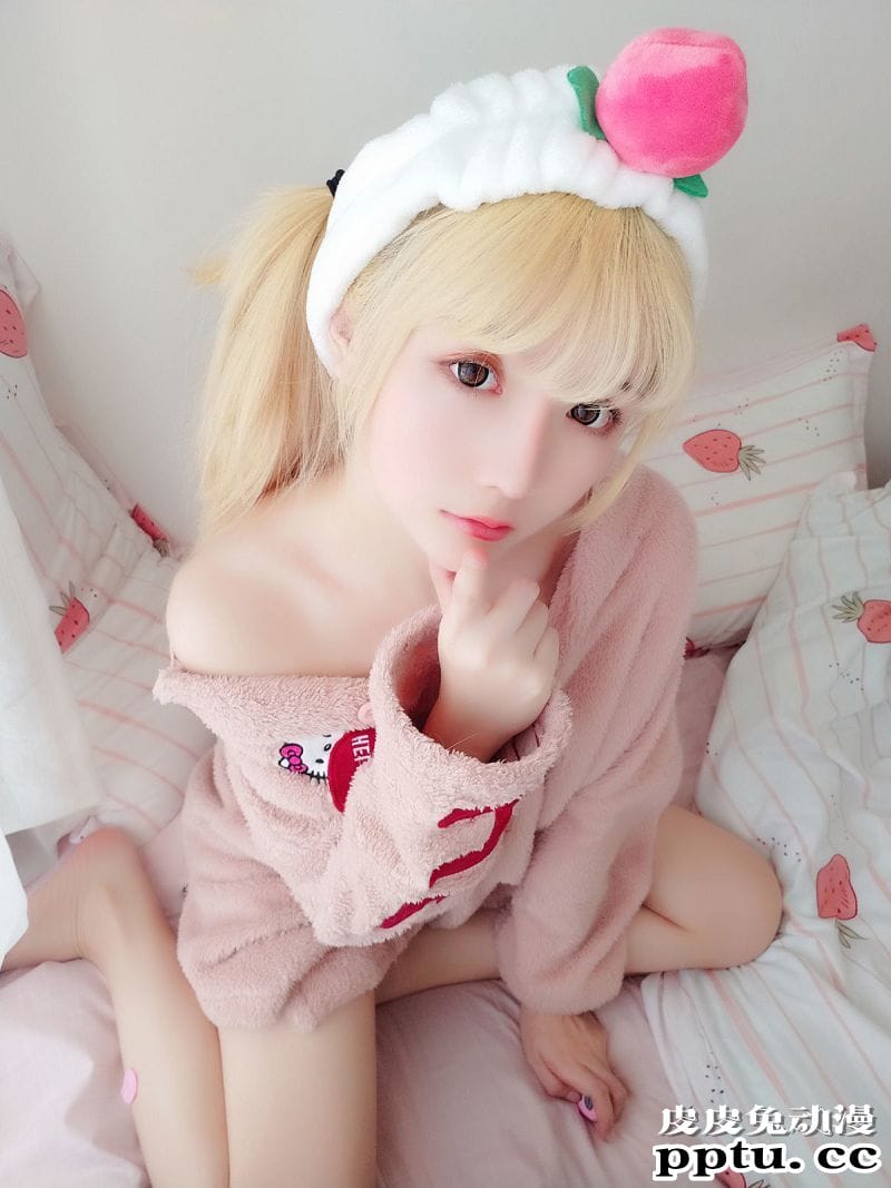 小姐姐星之迟迟COSPLAY粉红泡泡包兔女郎[56P]