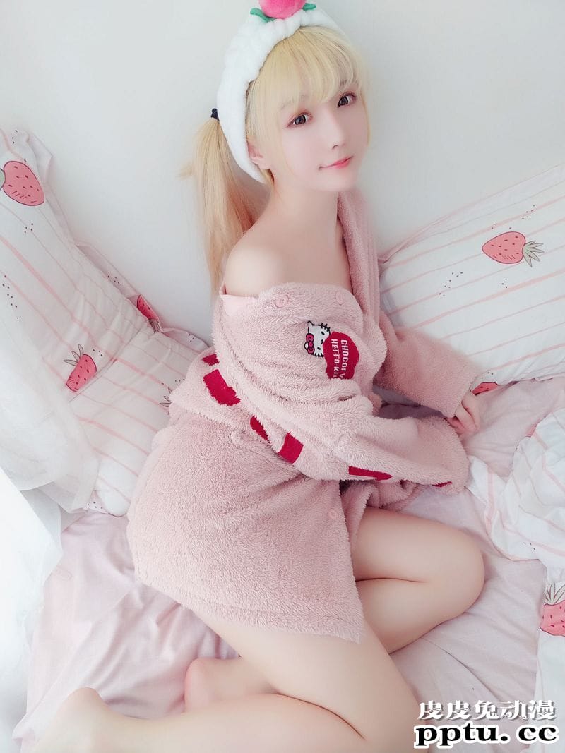 小姐姐星之迟迟COSPLAY粉红泡泡包兔女郎[56P]