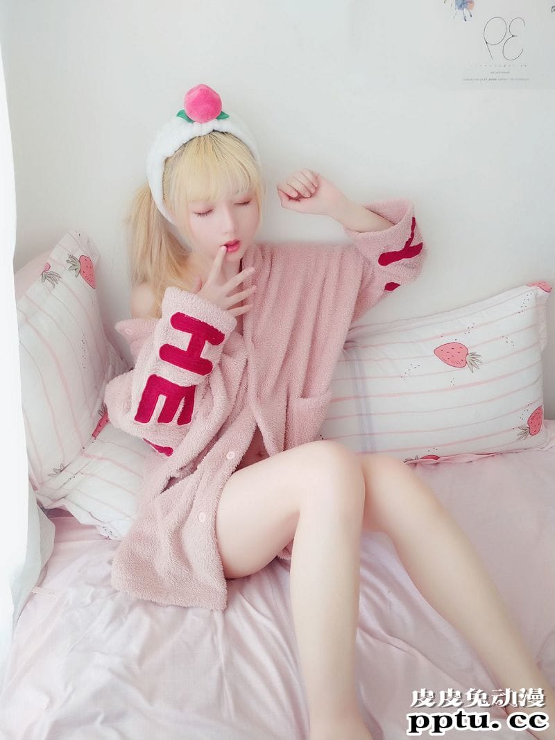 小姐姐星之迟迟COSPLAY粉红泡泡包兔女郎[56P]