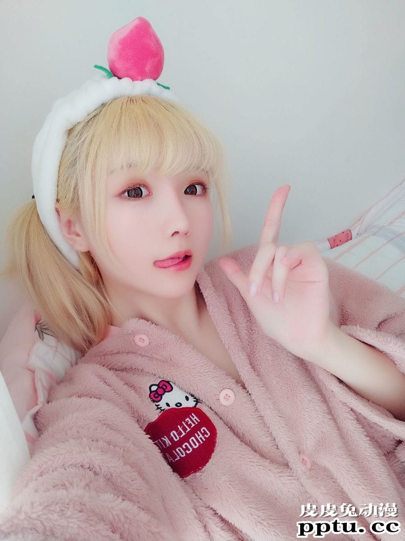 小姐姐星之迟迟COSPLAY粉红泡泡包兔女郎[56P]