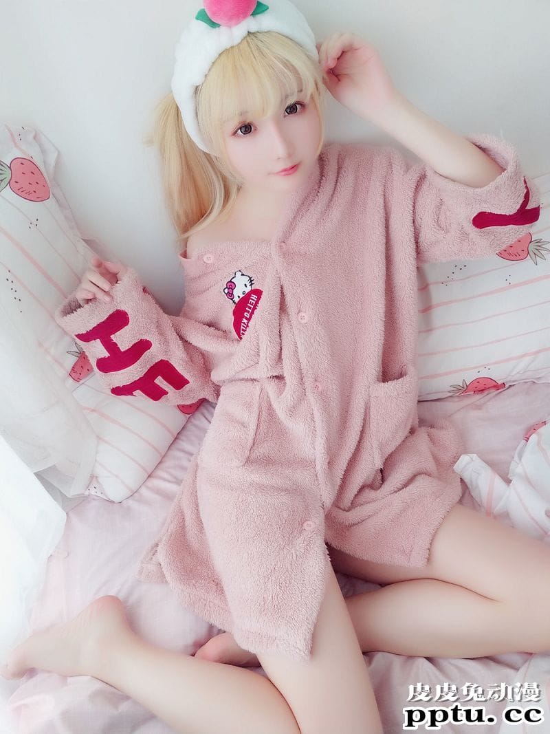小姐姐星之迟迟COSPLAY粉红泡泡包兔女郎[56P]