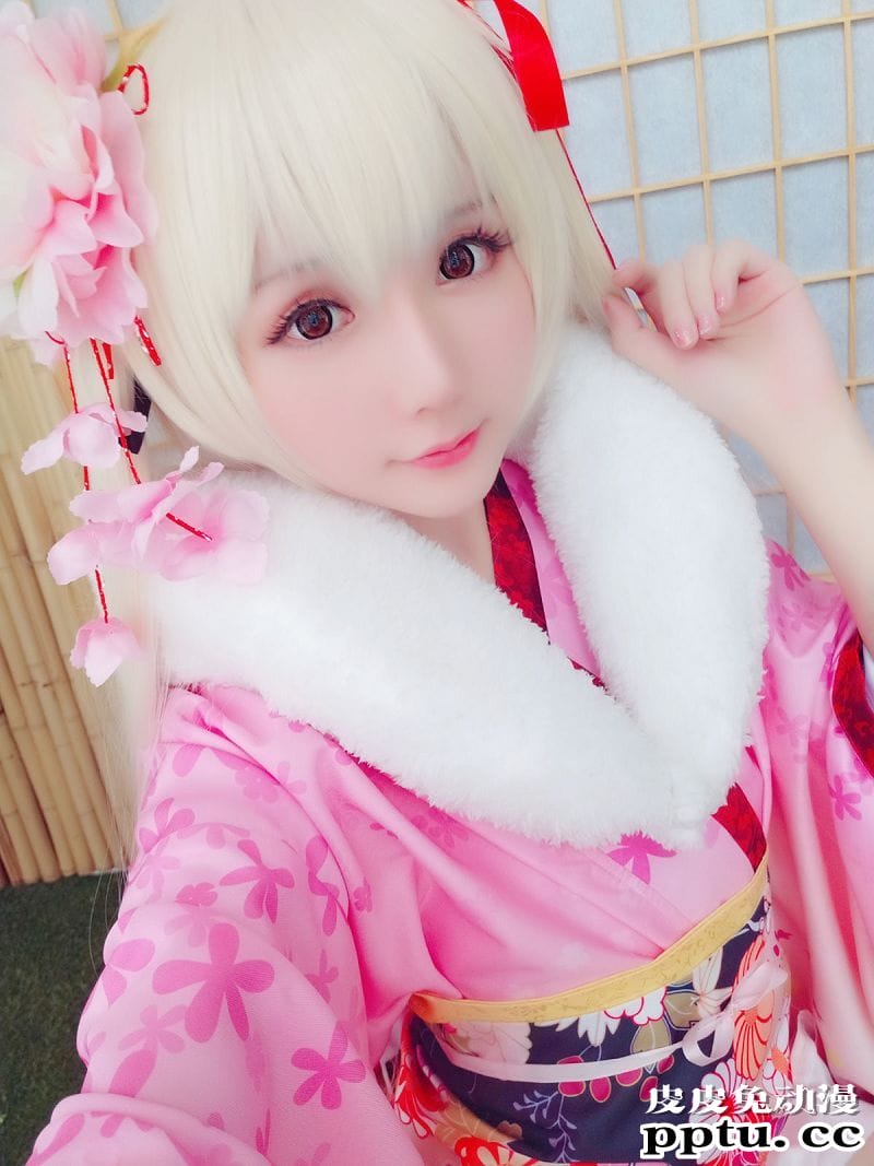 小姐姐星之迟迟COSPLAY粉红泡泡包兔女郎[56P]