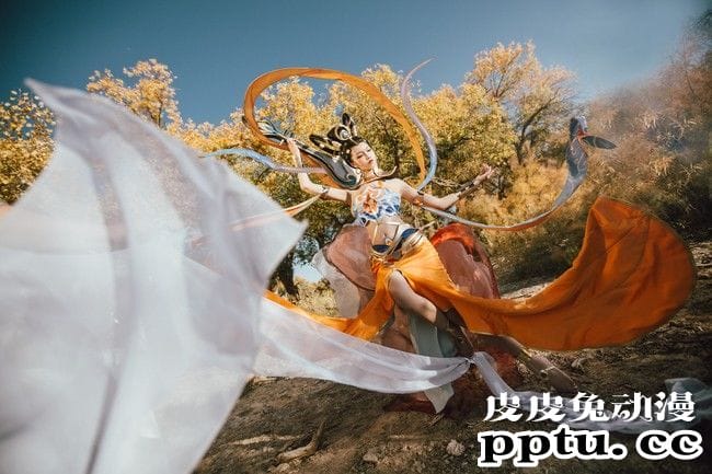 王者荣耀COSPLAY杨玉环《遇见飞天》