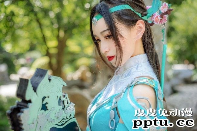 COSPLAY剑网3雪河琴娘古装摄影