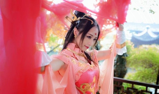 COSPLAY剑网3儒风七秀天阙沉沉夜未央