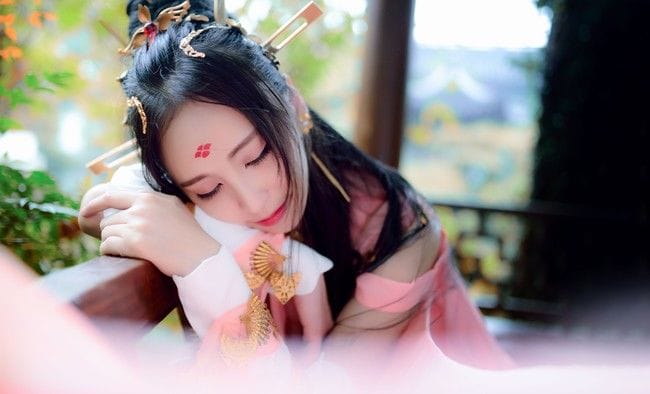 COSPLAY剑网3儒风七秀天阙沉沉夜未央