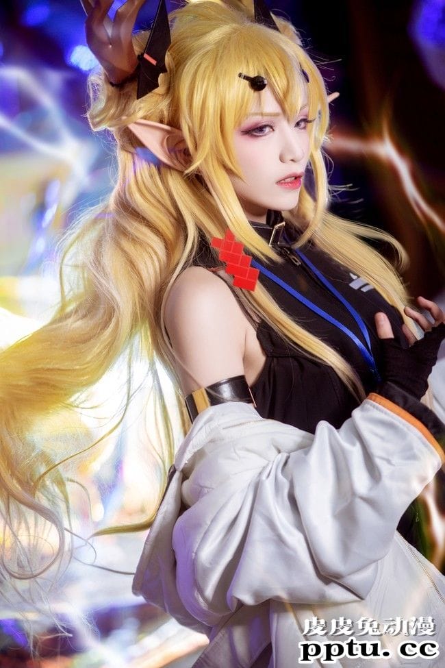 COSPLAY明日方舟惊蛰《一气白雷正法纵贯方圆三化》