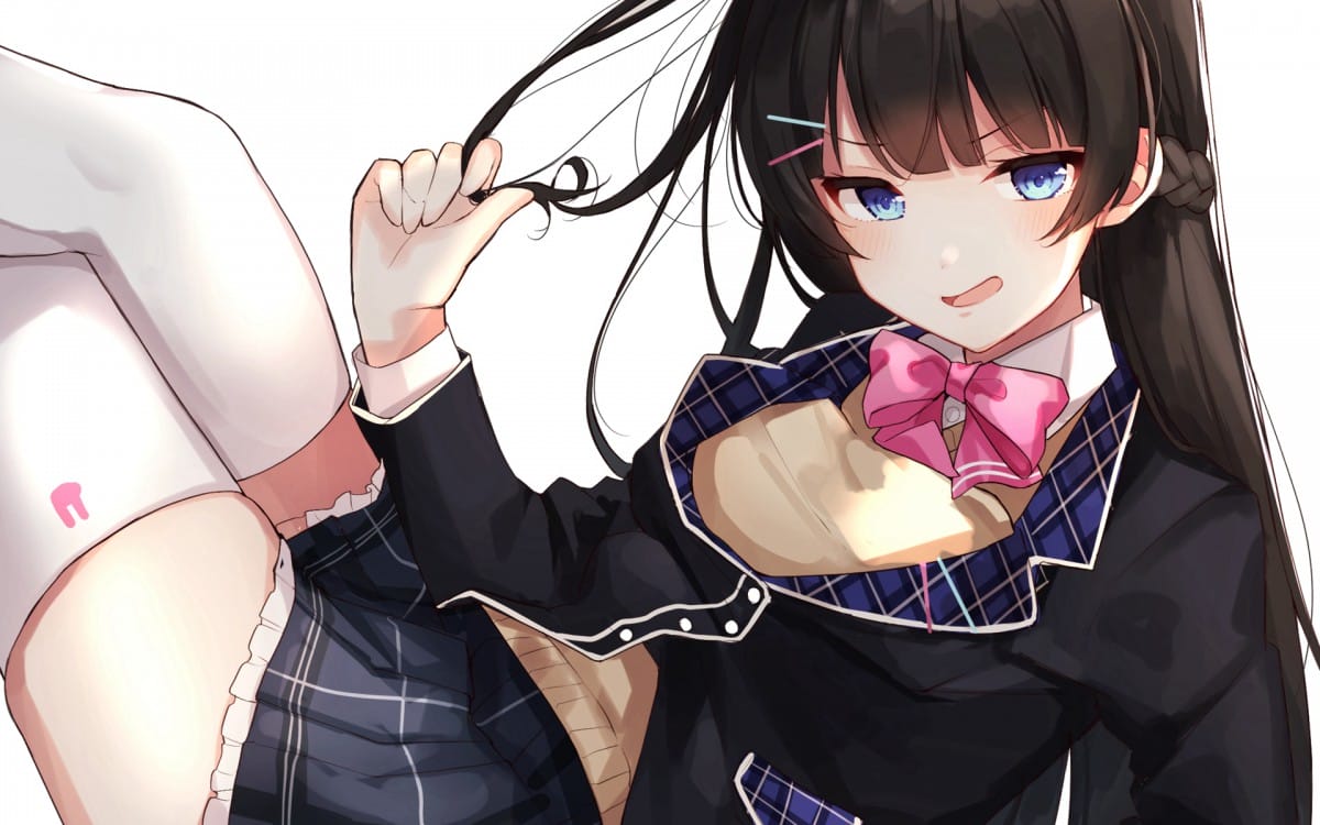 性感动漫少女桌面壁纸