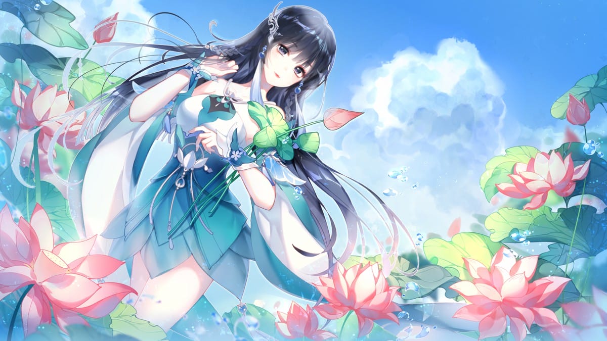 甜美软萌动漫美女桌面壁纸-皮皮兔动漫