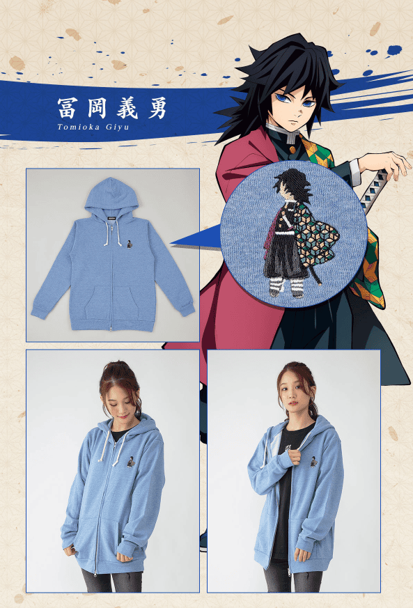 「鬼灭之刃」6款角色周边刺绣卫衣登场！