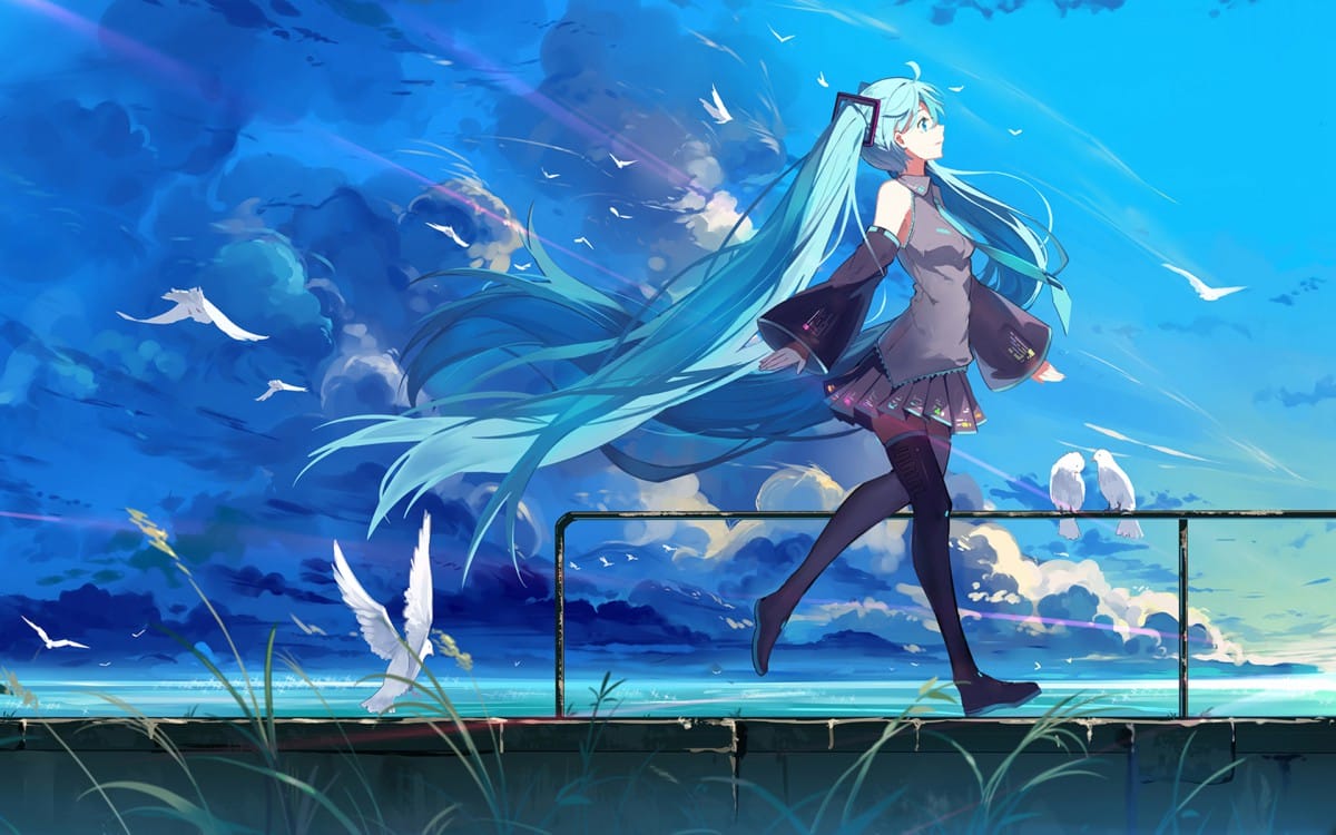 初音未来甜美治愈系壁纸-皮皮兔动漫