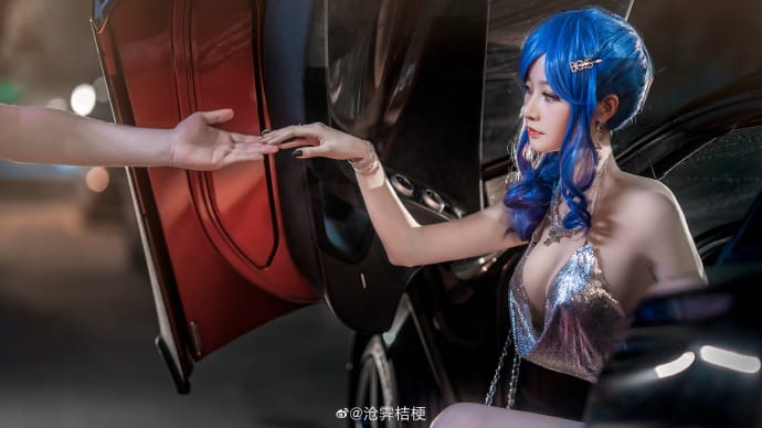 《碧蓝航线》香车美人的诱惑圣路易斯Cosplay【CN:沧霁桔梗】