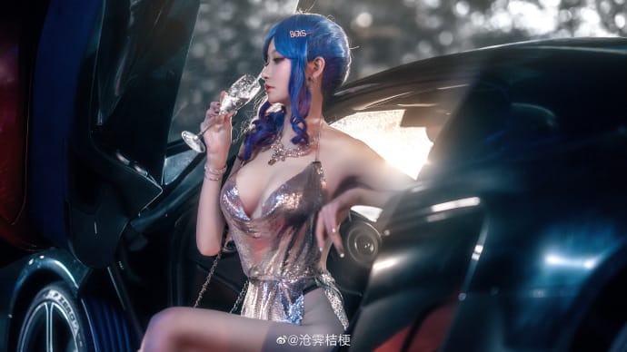 《碧蓝航线》香车美人的诱惑圣路易斯Cosplay【CN:沧霁桔梗】