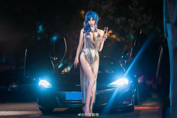 《碧蓝航线》香车美人的诱惑圣路易斯Cosplay【CN:沧霁桔梗】