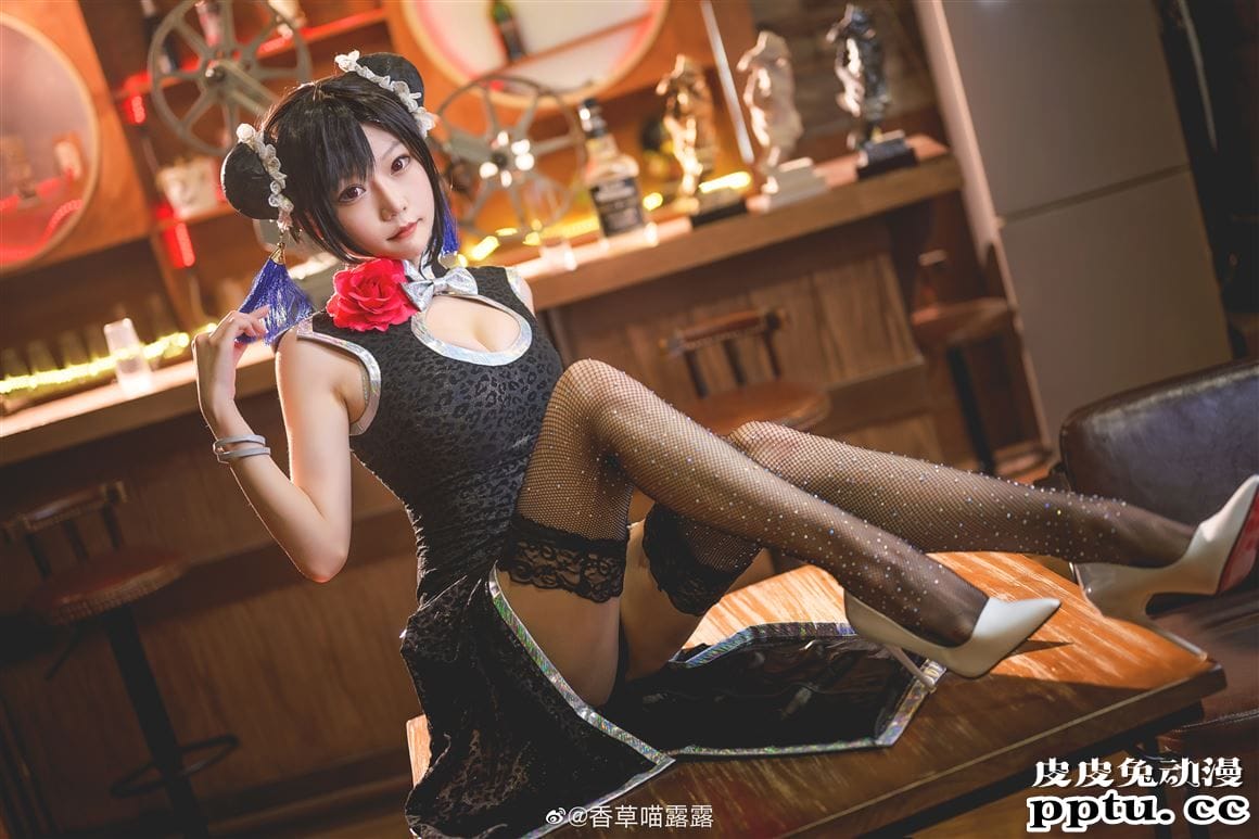 《最终幻想7重制版》蒂法旗袍Cosplay【CN:香草喵露露】