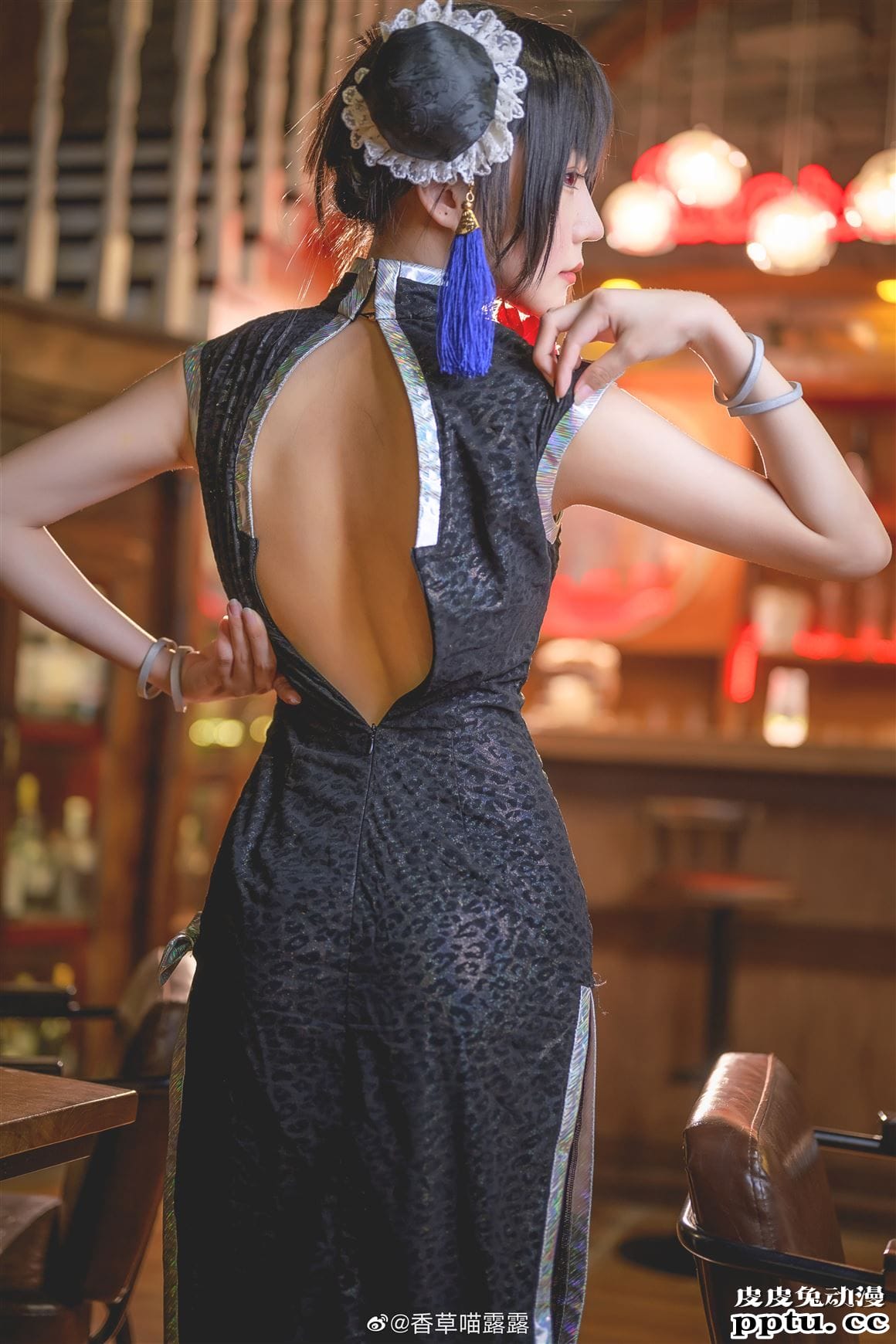 《最终幻想7重制版》蒂法旗袍Cosplay【CN:香草喵露露】