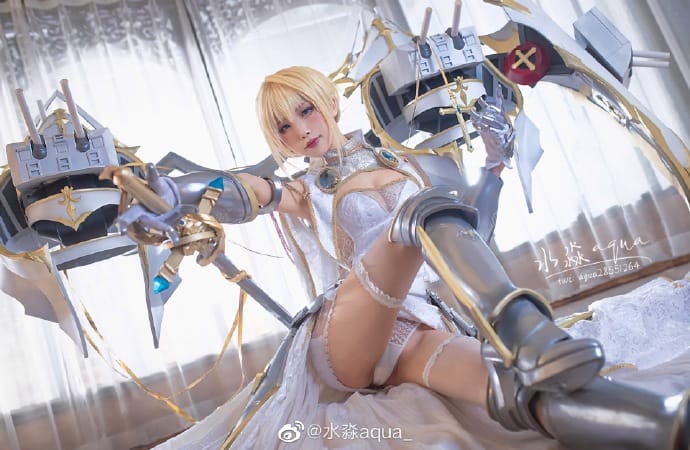 《碧蓝航线》圣女贞德Cosplay【CN:水淼】-皮皮兔动漫