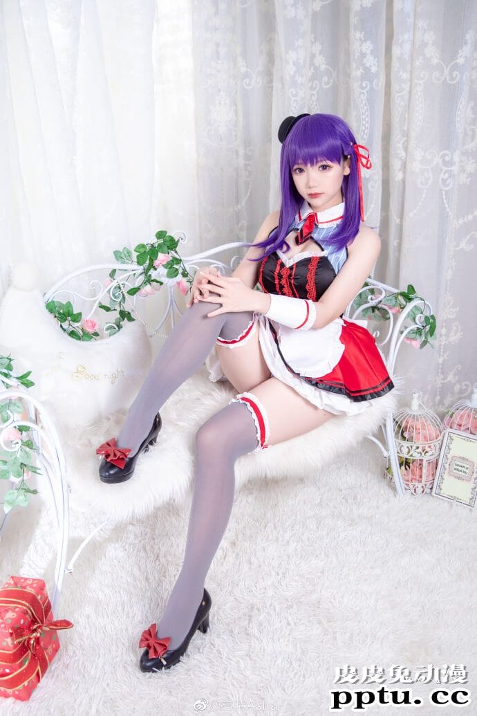 《Fate/EXTRA》间桐樱性感女仆Cosplay【CN:雪晴Astra】