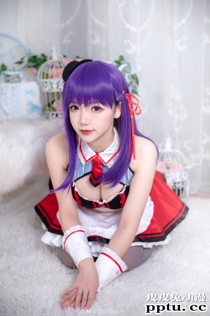 《Fate/EXTRA》间桐樱性感女仆Cosplay【CN:雪晴Astra】