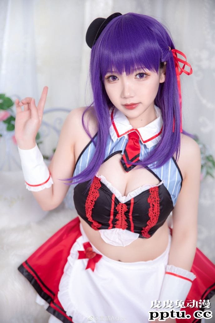 《Fate/EXTRA》间桐樱性感女仆Cosplay【CN:雪晴Astra】