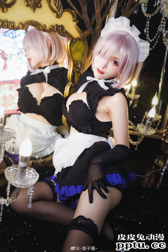 《Fate/GrandOrder》玛修女仆Cosplay【CN:凛子酱】