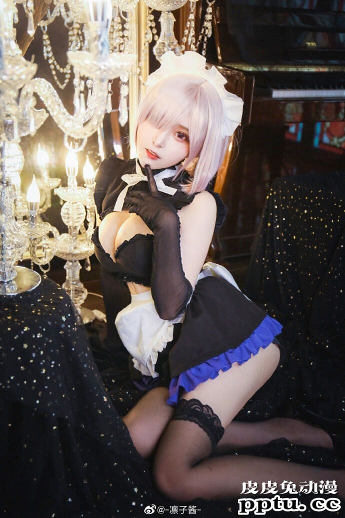 《Fate/GrandOrder》玛修女仆Cosplay【CN:凛子酱】