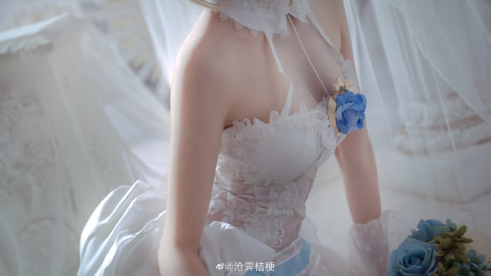 《崩坏3》丽塔•洛丝薇瑟花嫁蔷薇誓言Cosplay【CN:沧霁桔梗】
