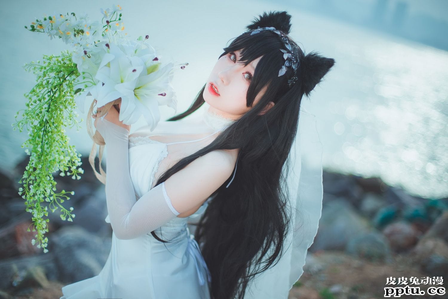 美图福利大放送——《碧蓝航线》爱宕花嫁Cosplay【CN:从从从从鸾】